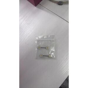 Daisy Flower Nipple Barbell Piercings